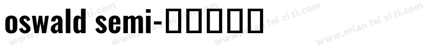 oswald semi字体转换